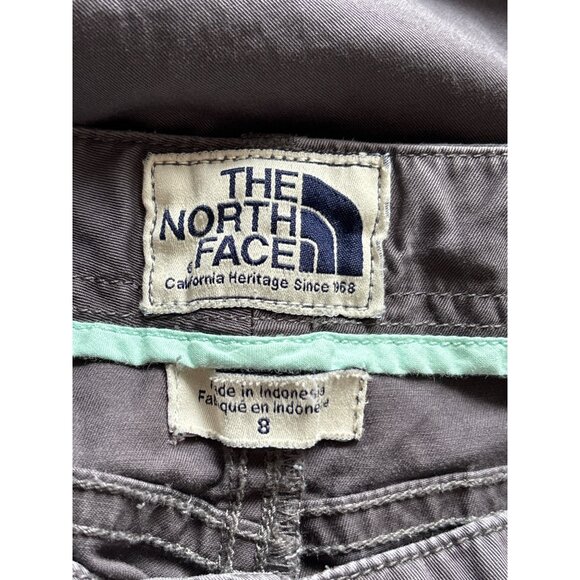 The North Face Womens Pants Size 8 Flap Pockets Grey Straight Leg - Picture 7 of 8